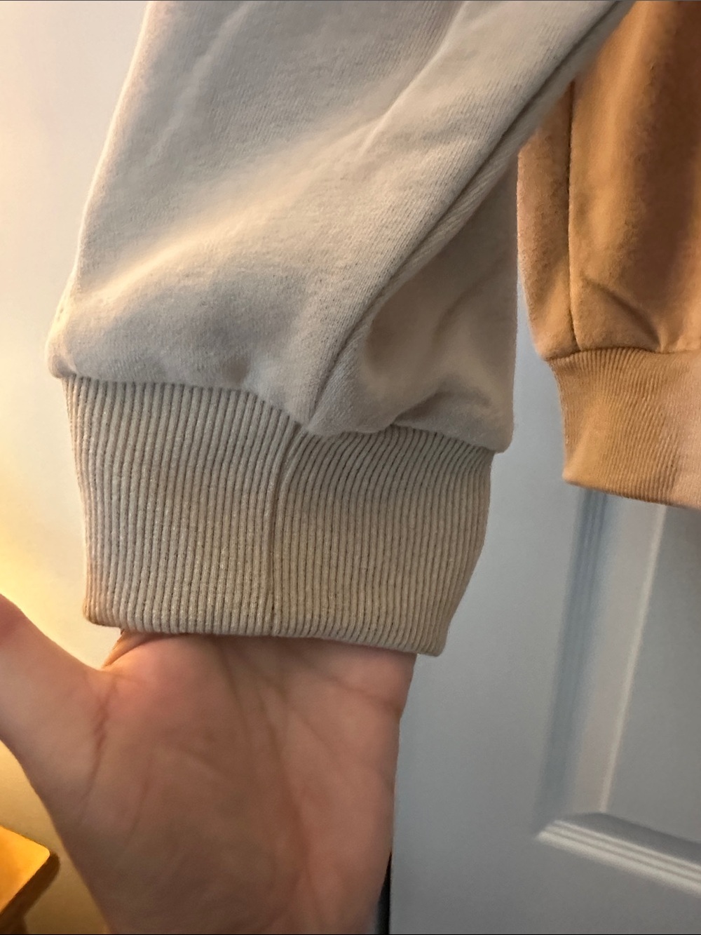 Cozy Camel Fleece Half-Zip Sweatshirt + Shorts Set - Picture 3 of 12
